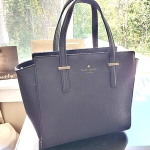 Kate Spade Black Medium Sefiano Leather Purse